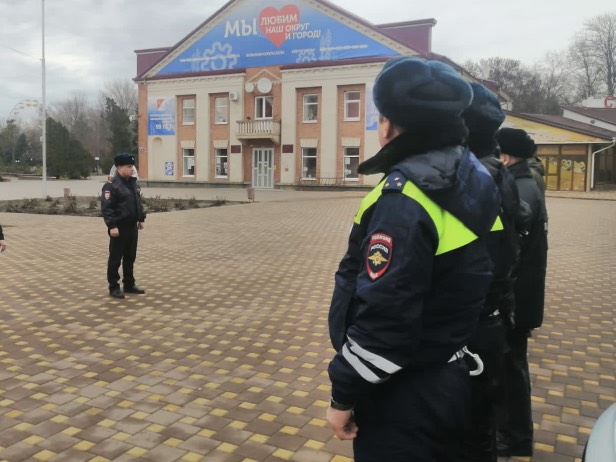 В Изобильненском округе прошел единый инструктаж нарядов.